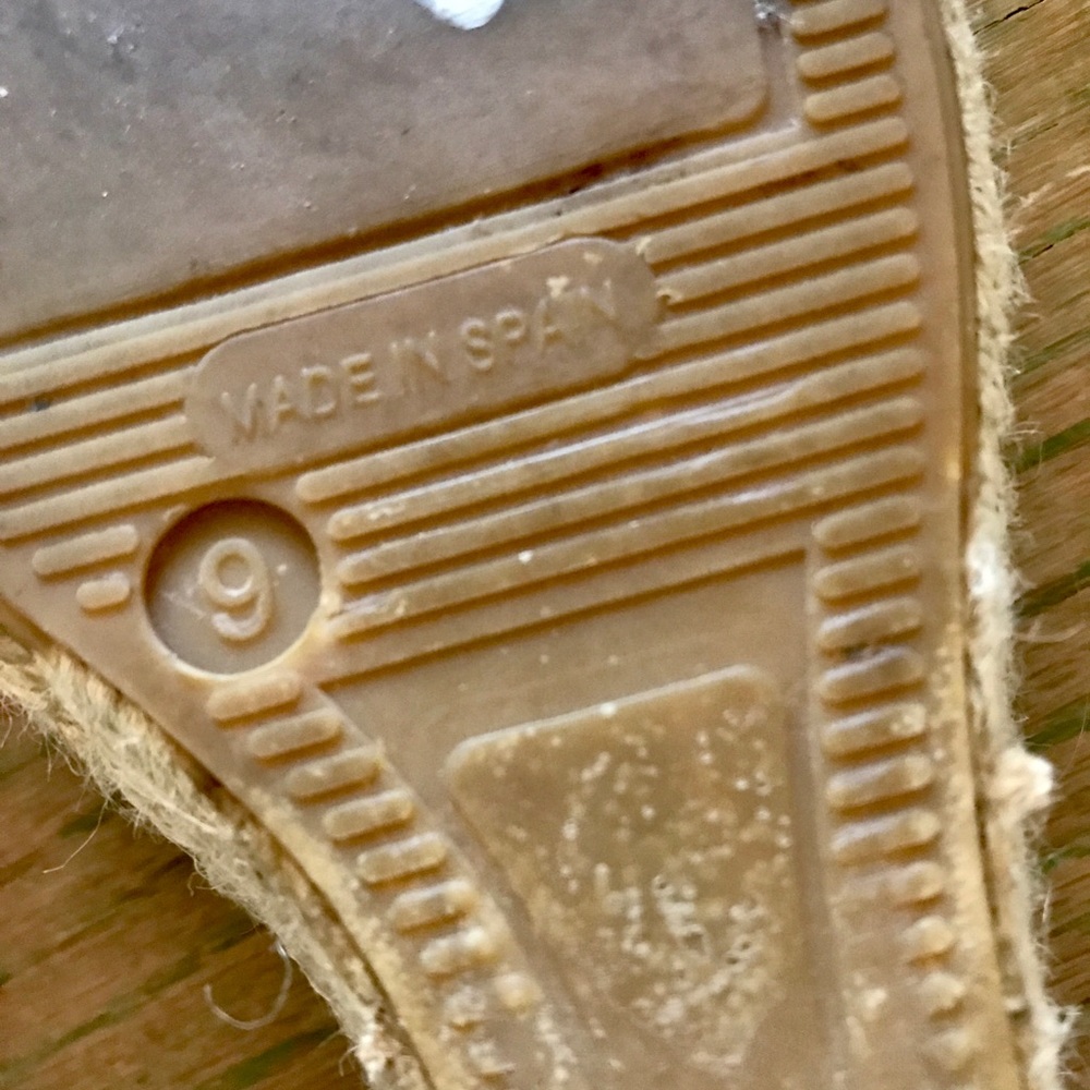 PICON Espadrille Wedge Sandal Size 9 - Picture 6 of 7